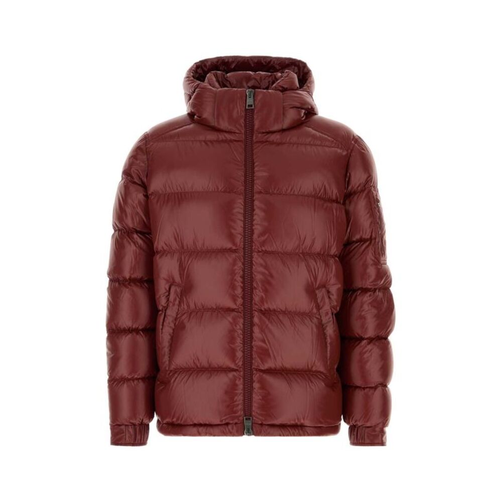 Herno Men Red Nylon Down Jacket